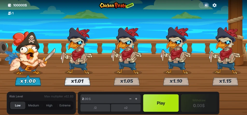 Chicken Pirate by 100hp Gaming Provider