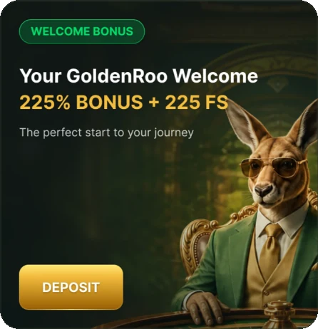 GolenRoo Welcome Bonus for New Customers